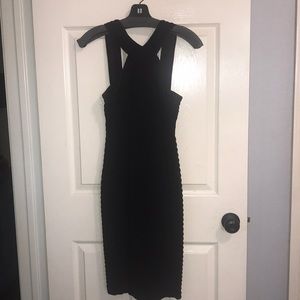 black calvin klein dress